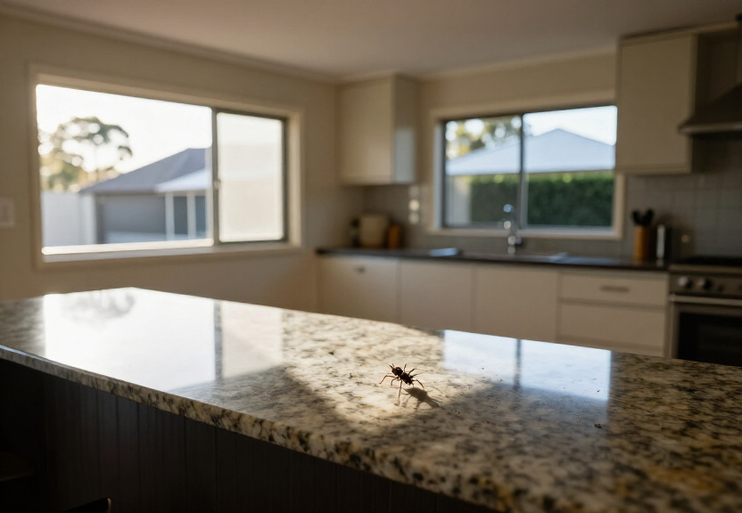 Spider-free garage in Avalon Beach after treatment